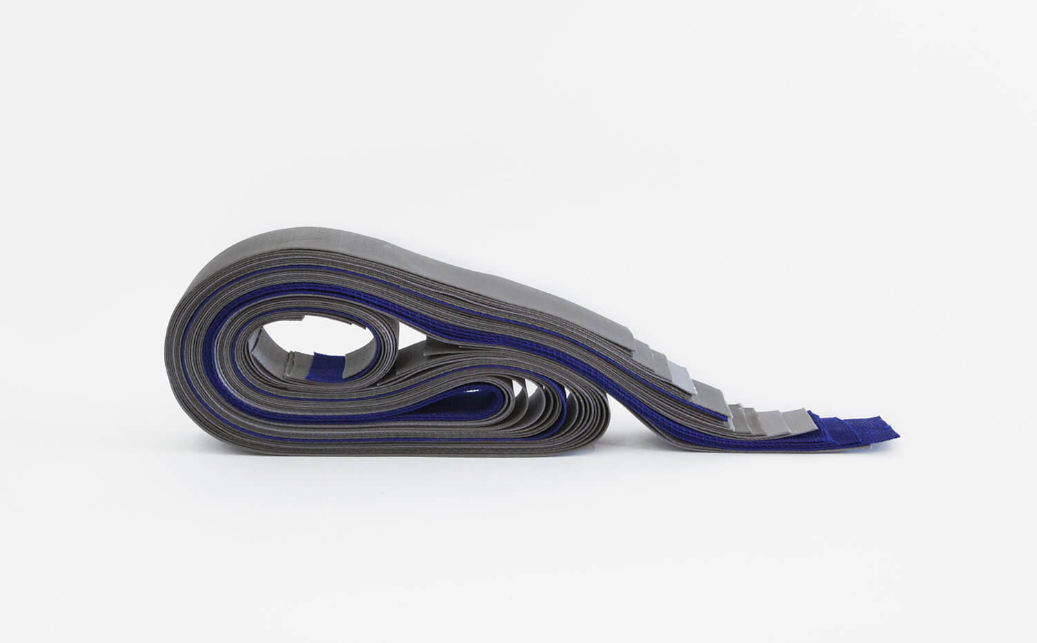 Gabriela Salazar
                                        'for For Closure', 2013
                                        5 3/4 x 18 x 2 Inches
                                        polyester seat belt webbing
                                        