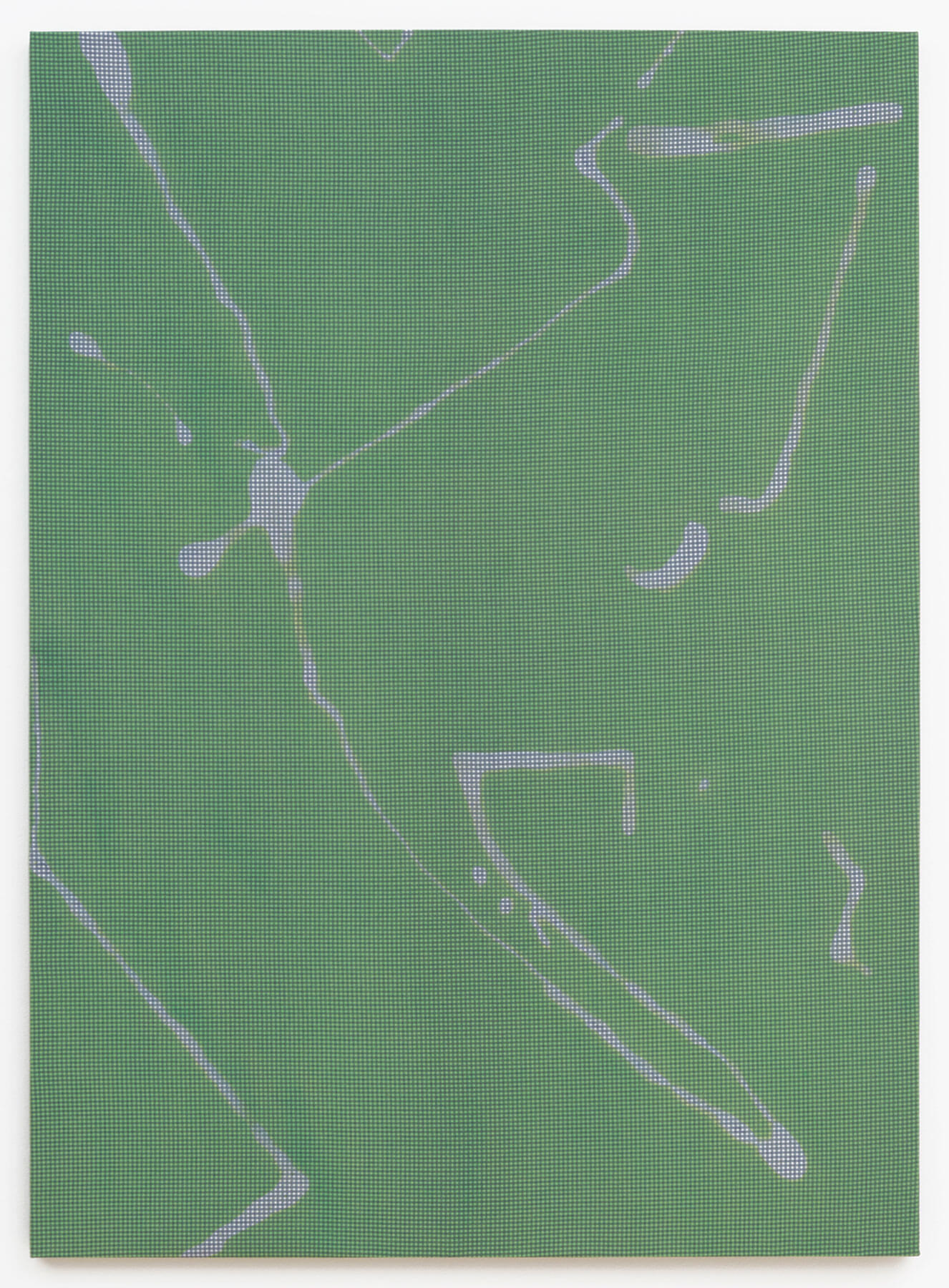 Cheryl Donegan
                                        'Untitled Resist (light green and grey)', 2014
                                        48 x 36 Inches
                                        dyed cotton
                                        