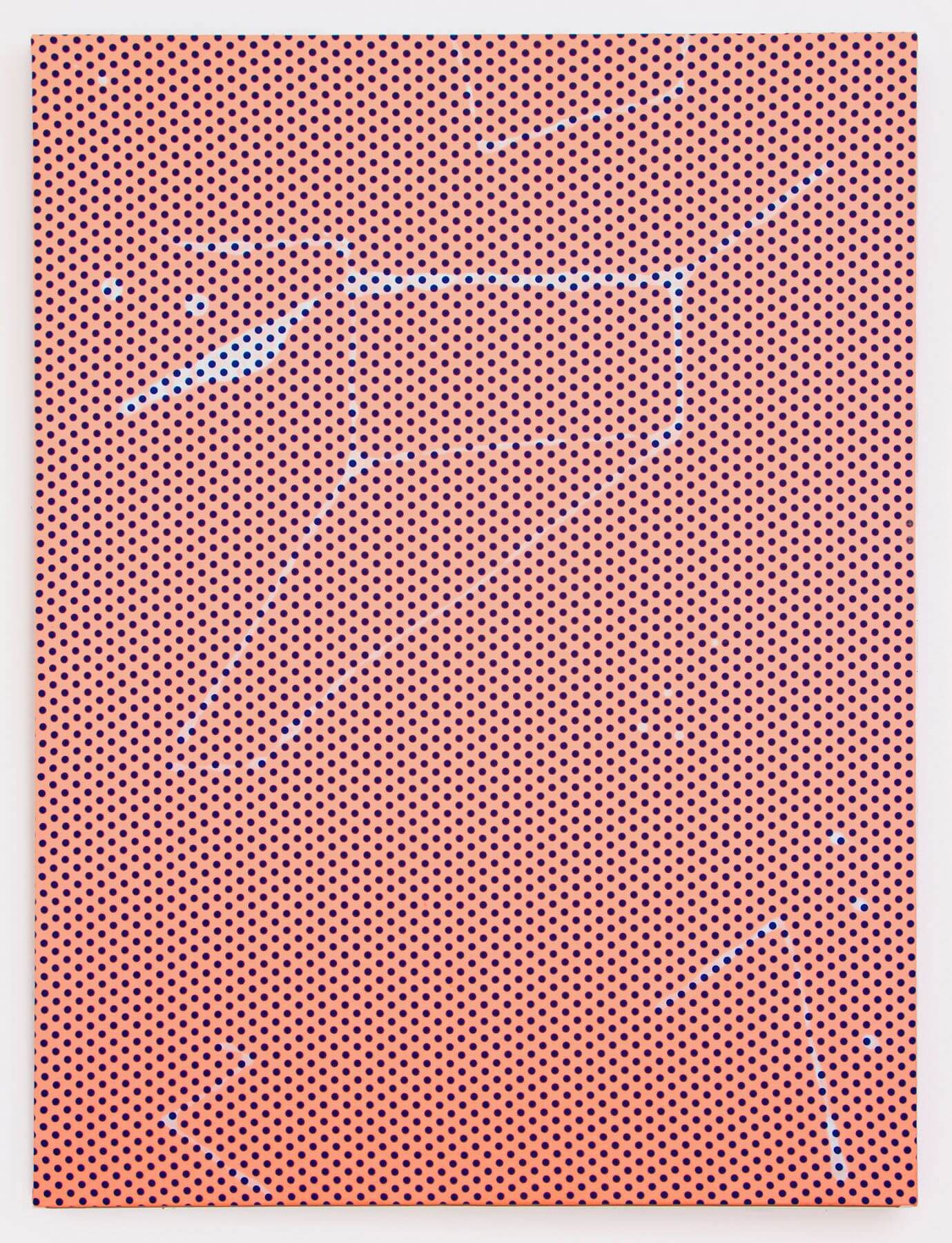 Cheryl Donegan
                                        'Untitled (peach dots)', 2014
                                        48 x 36 Inches
                                        dyed cotton
                                        